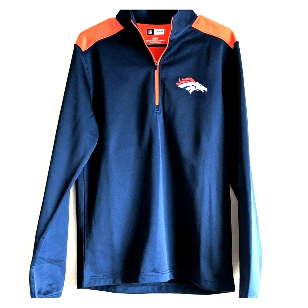 Ladies small broncos NFL pullover